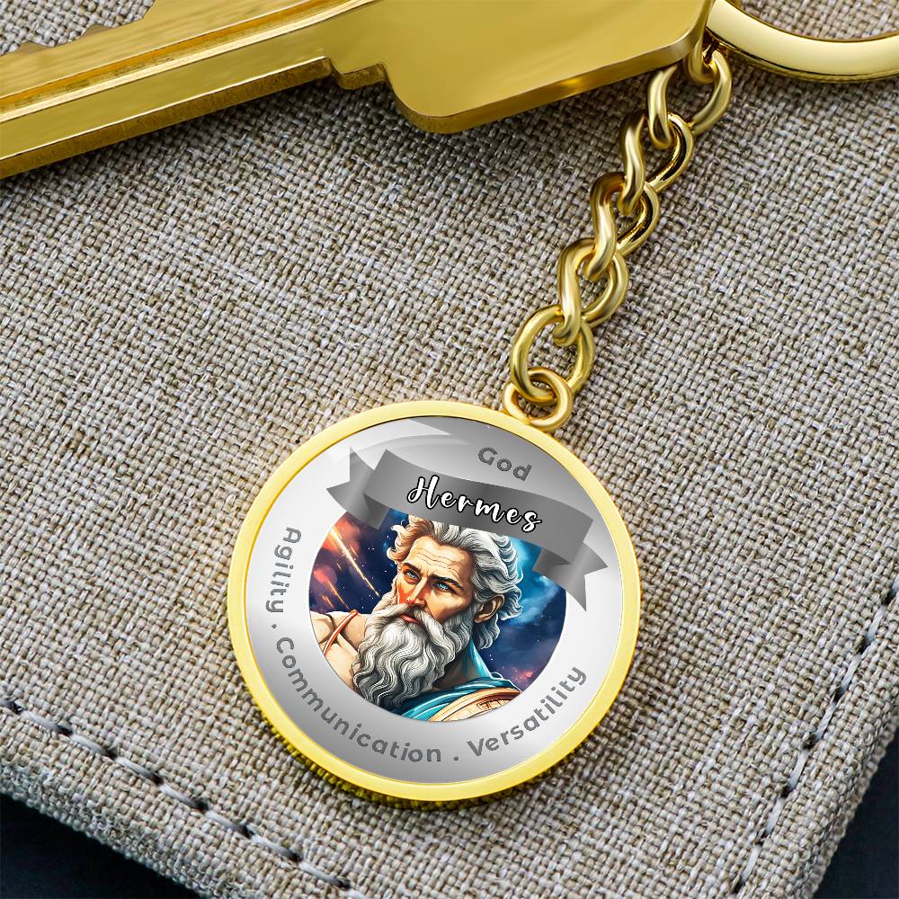 God Hermes - Affirmation Keychain ForAgility Communication Versatility More Than CharmsMore Than Charms