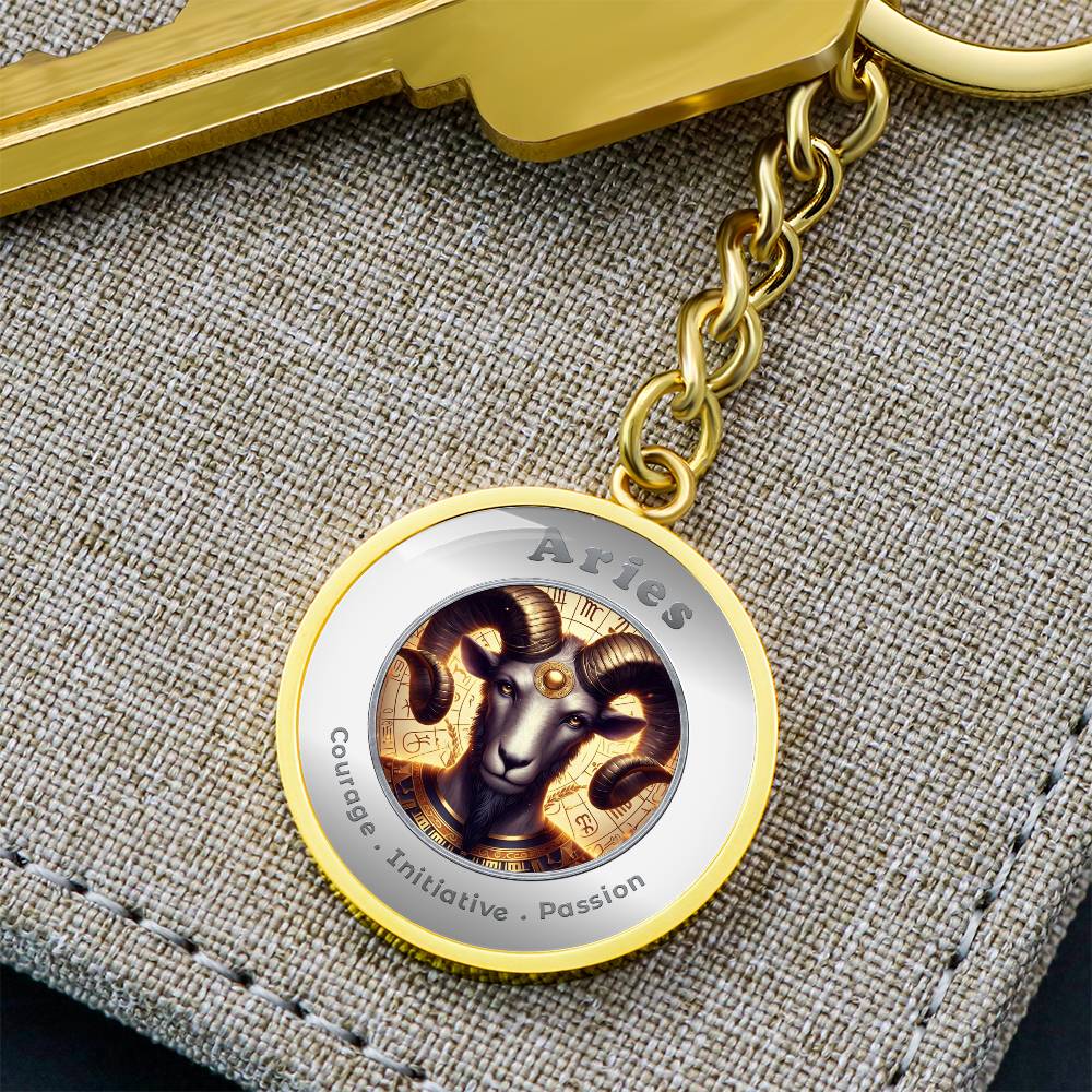 Aries - Affirmation Keychain - More Than CharmsMore Than Charms