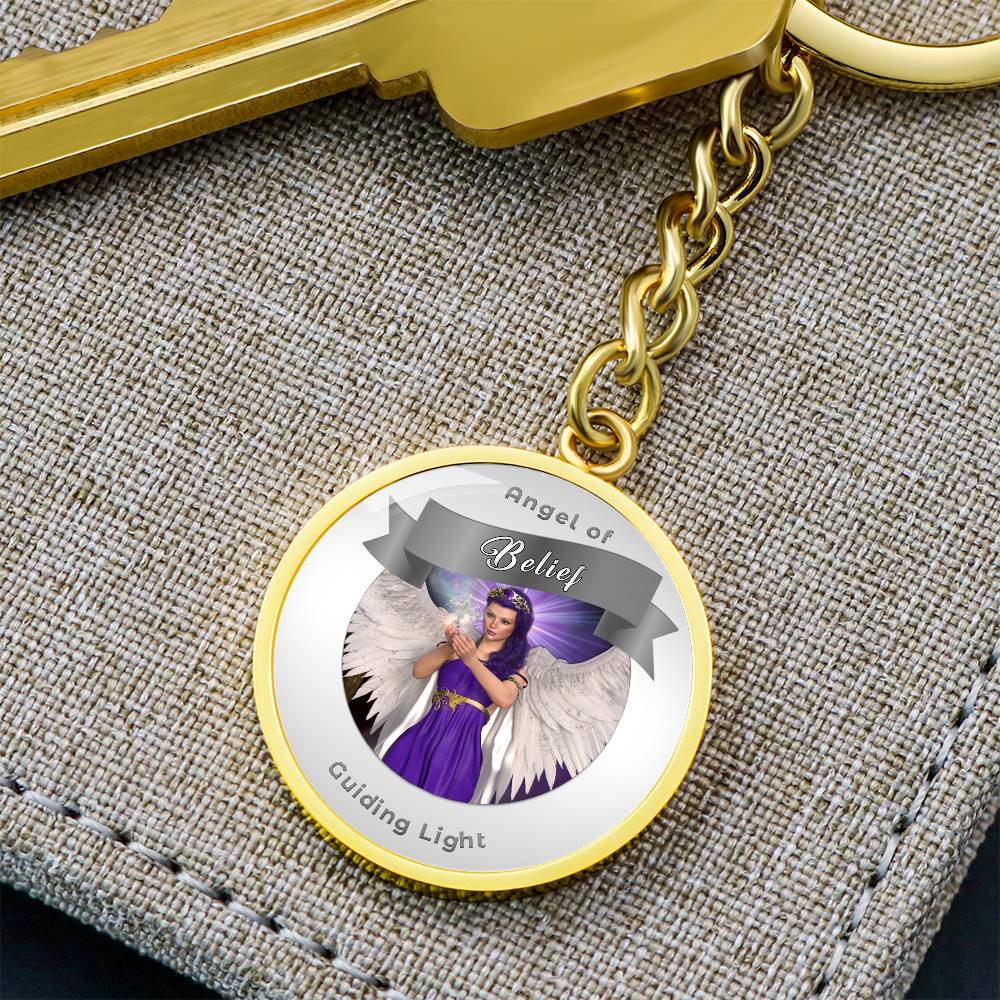 Belief - Guardian Angel Affirmation Keychain - More Than CharmsMore Than Charms