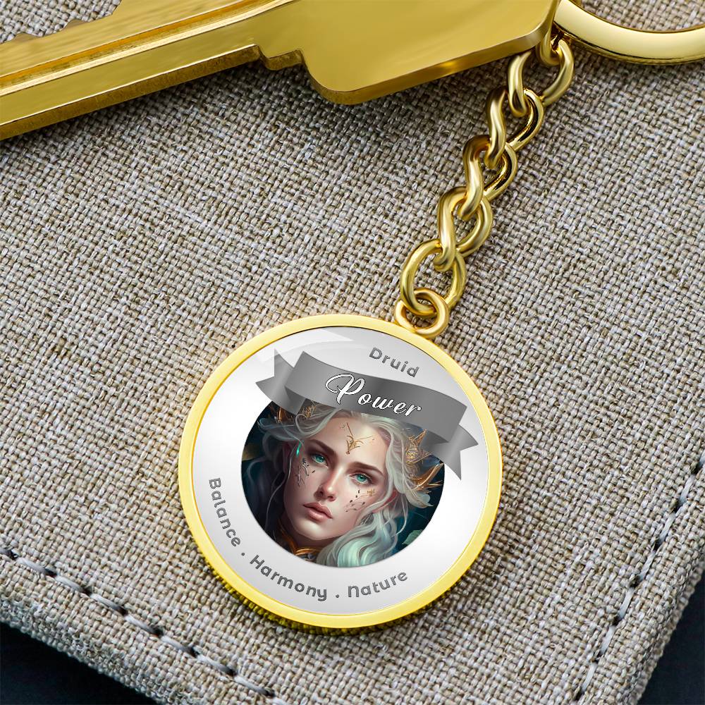 Druid - RPG Fantasy Affirmation Keychain - More Than CharmsMore Than Charms