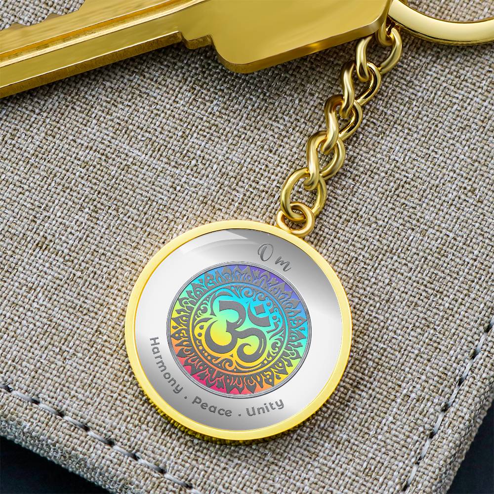 Om - Affirmation Keychain - More Than CharmsMore Than Charms