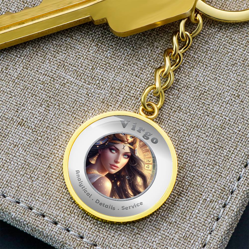 Virgo - Affirmation Keychain - More Than CharmsMore Than Charms