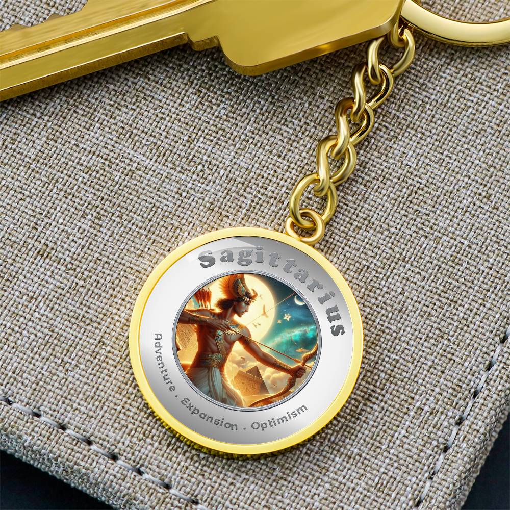Sagittarius - Affirmation Keychain - More Than CharmsMore Than Charms