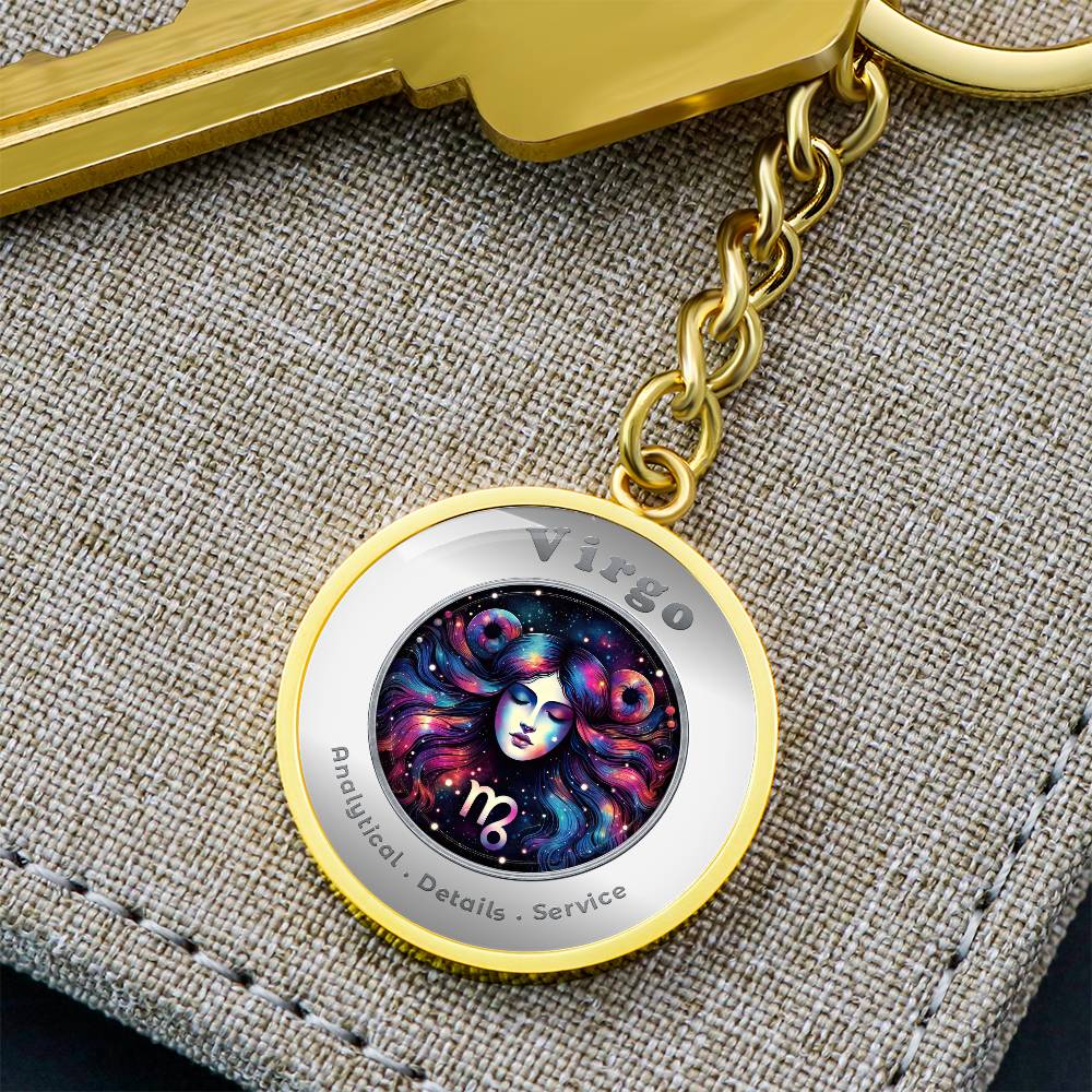 Virgo - Affirmation Keychain - More Than CharmsMore Than Charms