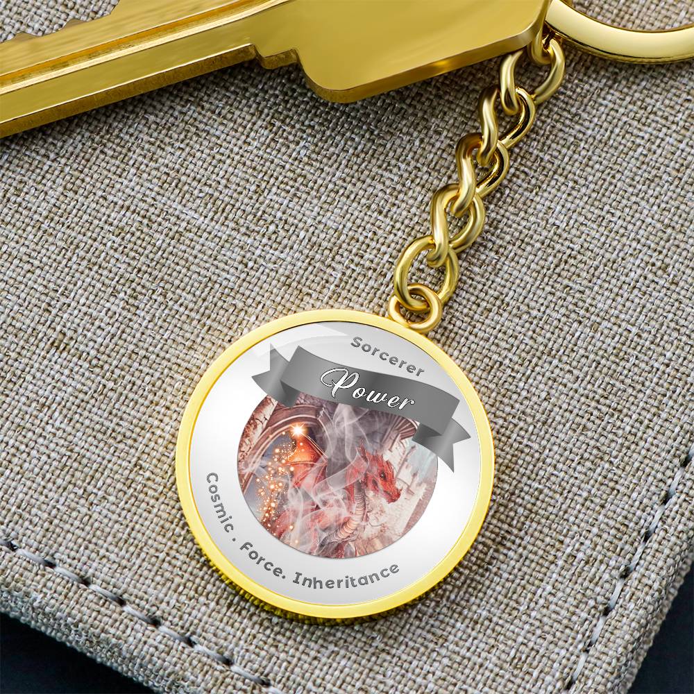 Sorcerer 2- RPG Fantasy Affirmation Keychain - More Than CharmsMore Than Charms