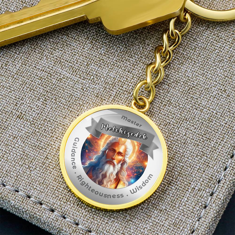 Melchizedek - Affirmation Keychain For Guidance, Righteousness & Wisdom - More Than CharmsMore Than Charms