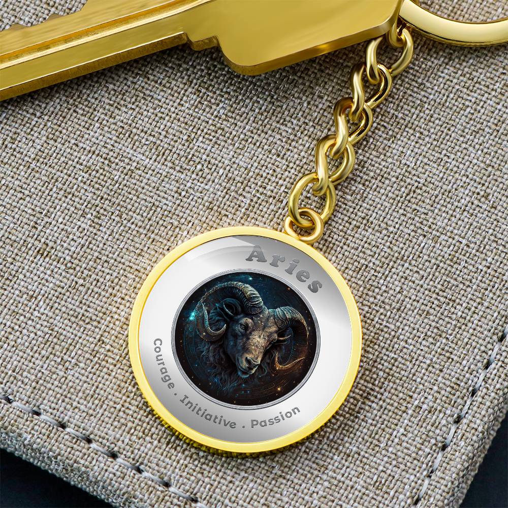 Aries - Affirmation Keychain - More Than CharmsMore Than Charms