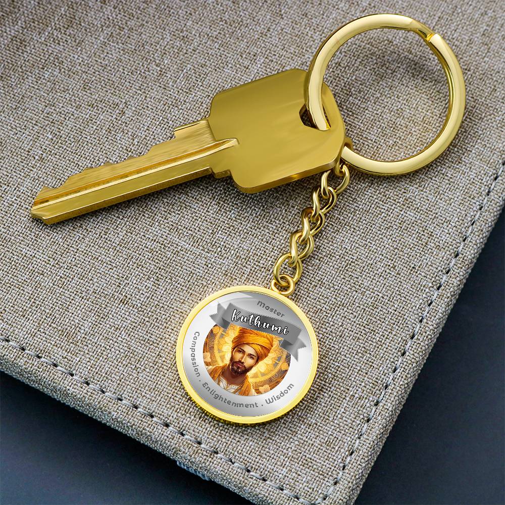 Kuthumi - Affirmation Keychain For Compassion, Enlightenment & Wisdom - More Than CharmsMore Than Charms