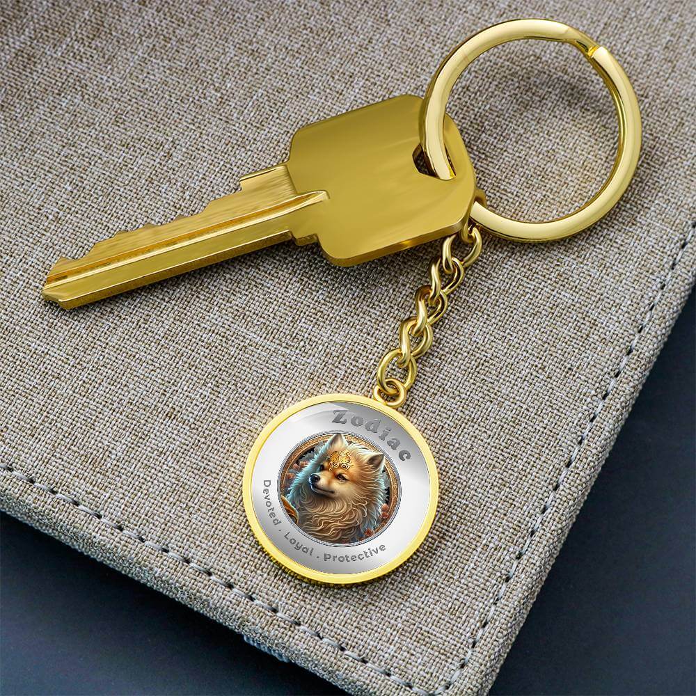 Dog - Chinese Zodiac - Affirmation Keychain - More Than CharmsMore Than Charms