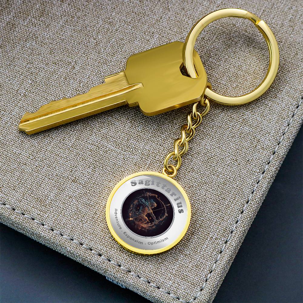 Sagittarius - Affirmation Keychain - More Than CharmsMore Than Charms