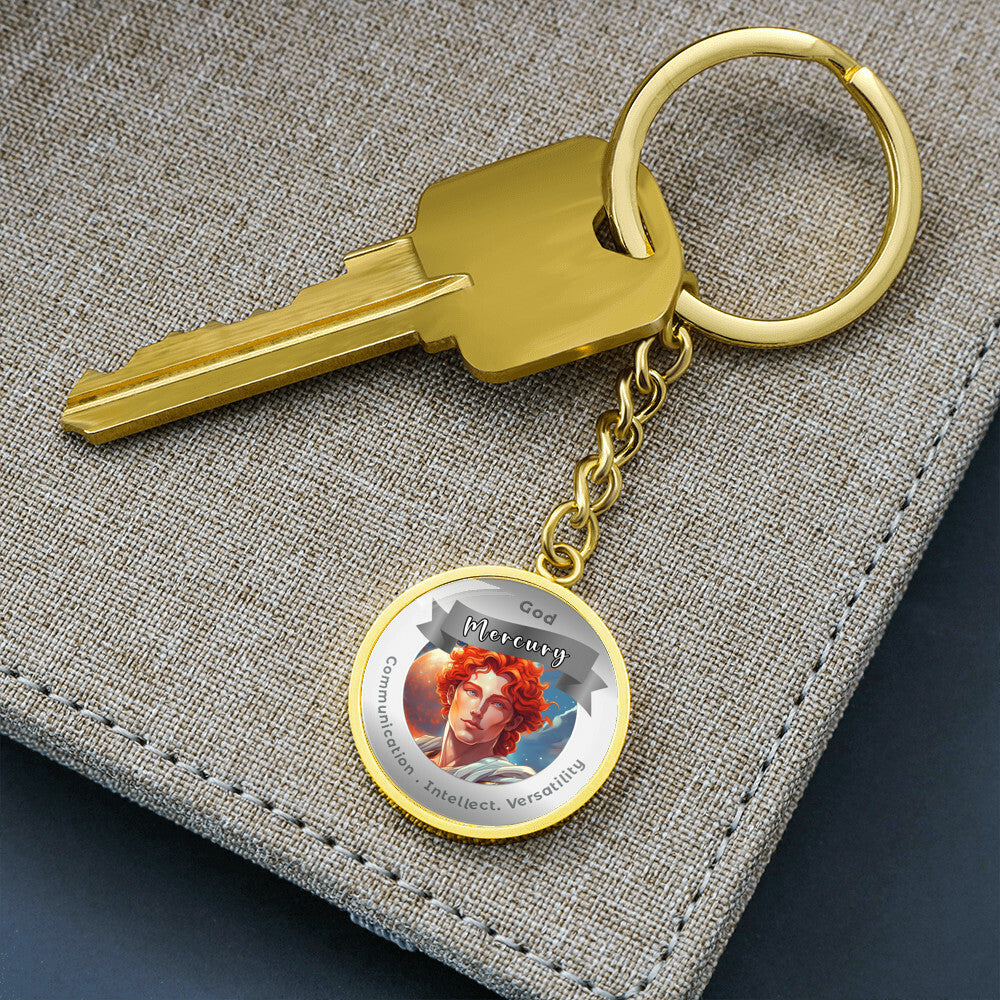 Mercury- Affirmation Keychain For Communication Intellect Versatility - More Than CharmsMore Than Charms
