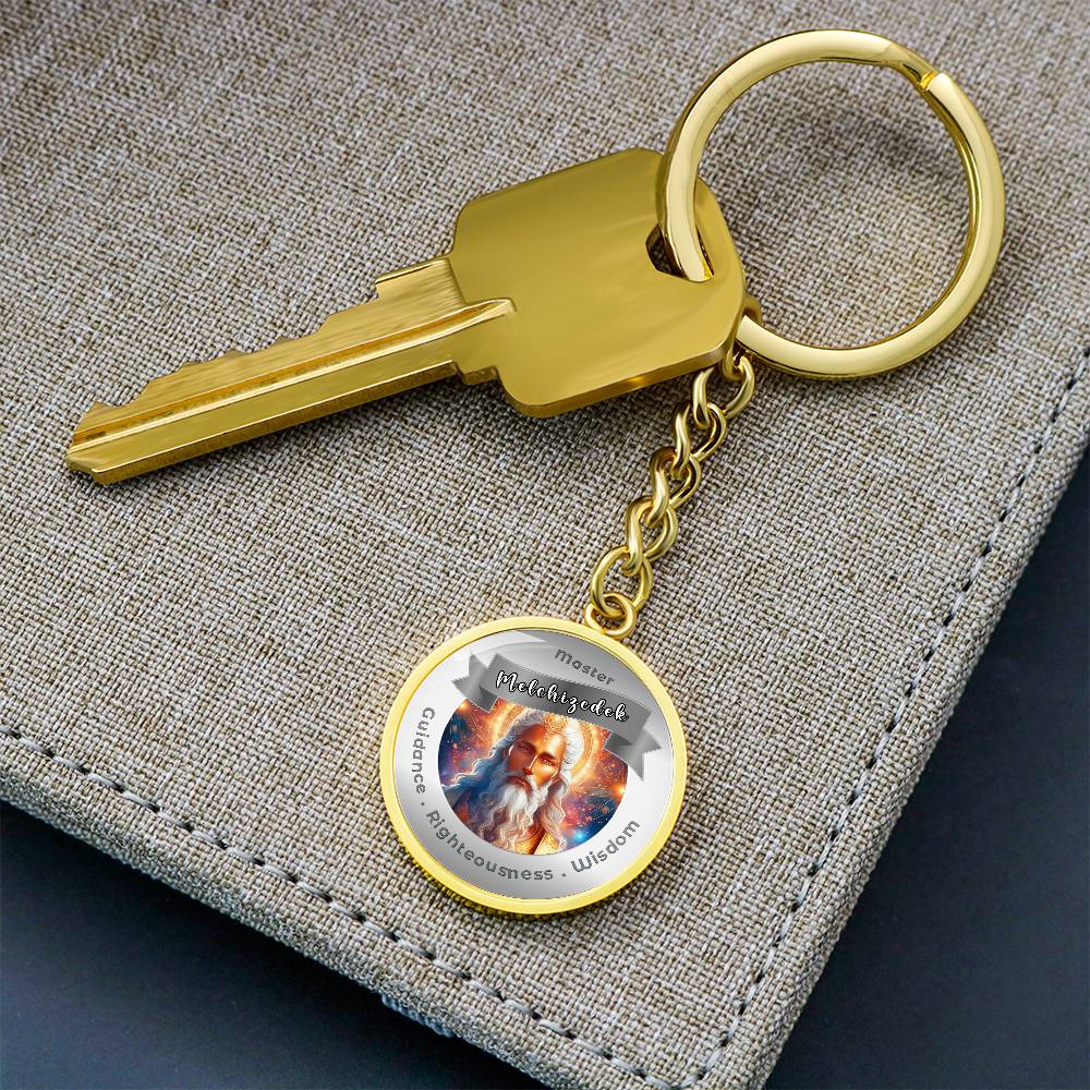 Melchizedek - Affirmation Keychain For Guidance, Righteousness & Wisdom - More Than CharmsMore Than Charms