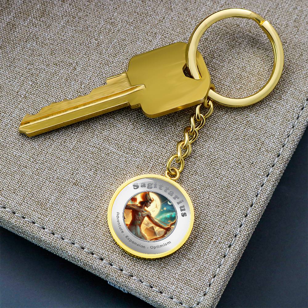 Sagittarius - Affirmation Keychain - More Than CharmsMore Than Charms