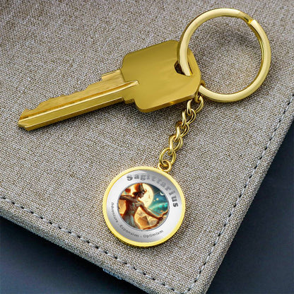 Sagittarius - Affirmation Keychain - More Than CharmsMore Than Charms