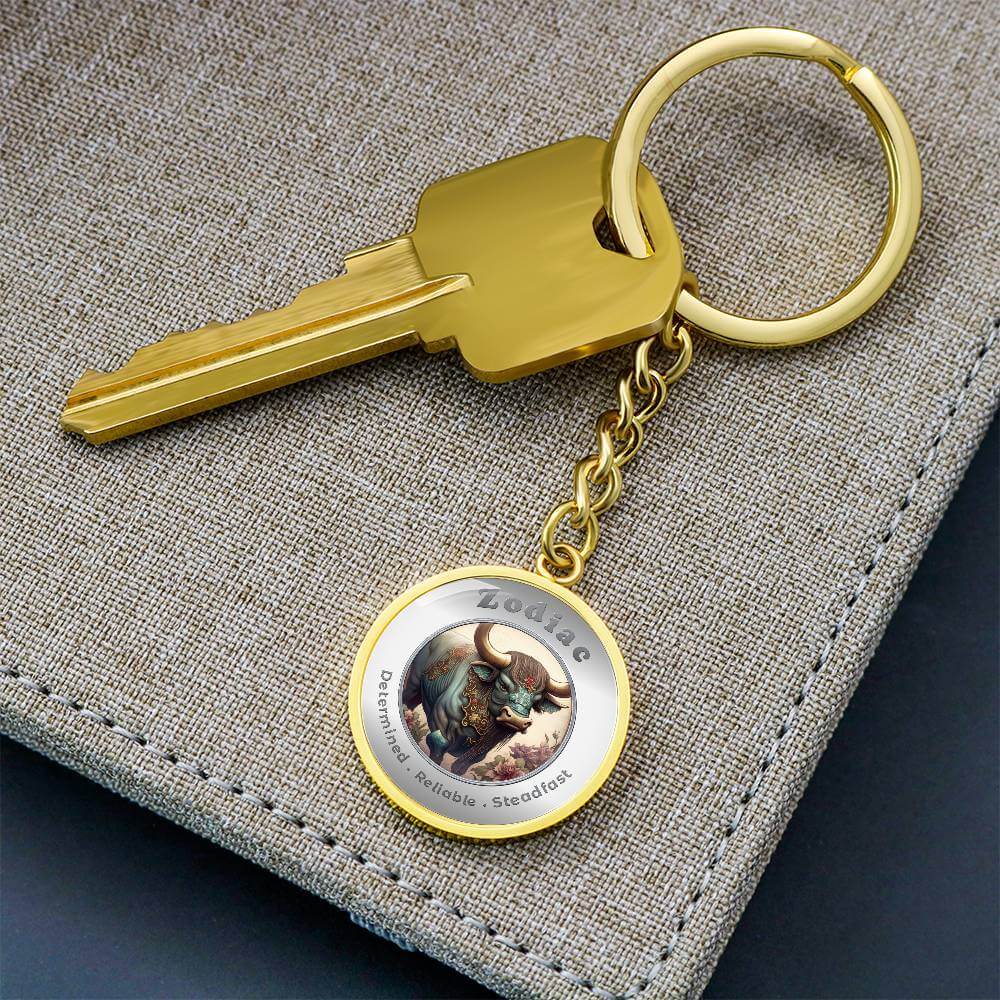 Ox - Chinese Zodiac - Affirmation Keychain - More Than CharmsMore Than Charms