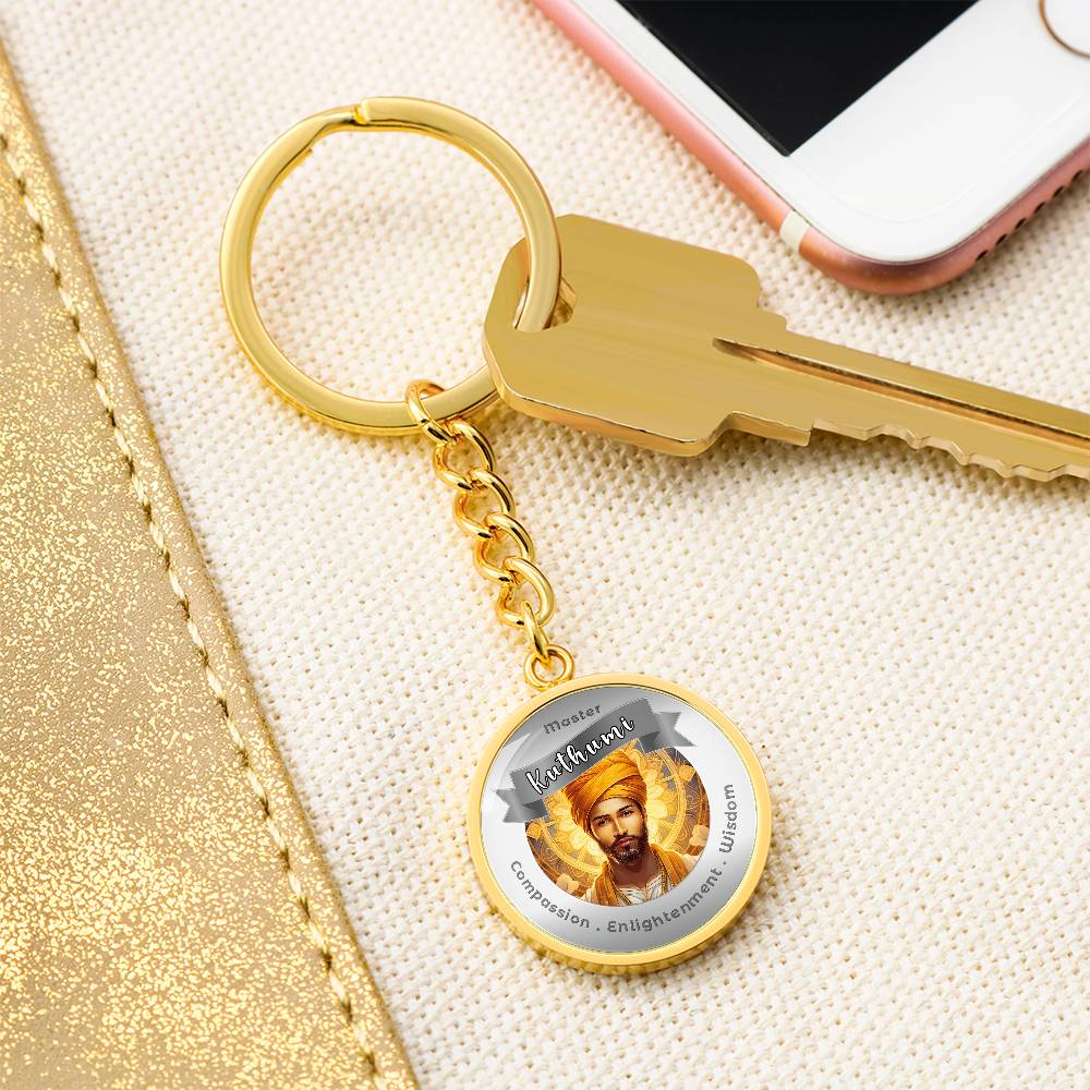 Kuthumi - Affirmation Keychain For Compassion, Enlightenment & Wisdom - More Than CharmsMore Than Charms