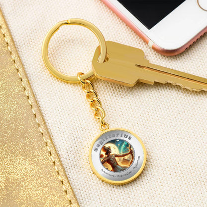 Sagittarius - Affirmation Keychain - More Than CharmsMore Than Charms