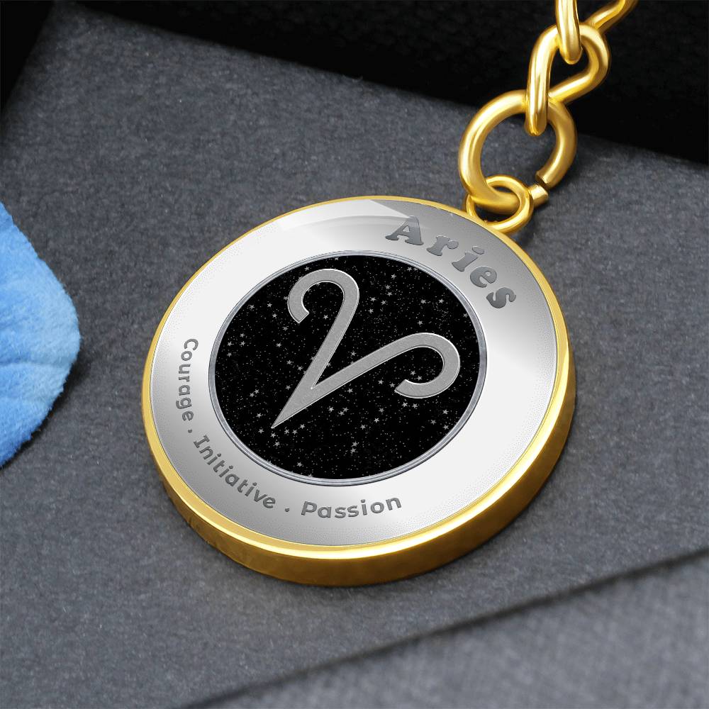 Aries - Affirmation Keychain - More Than CharmsMore Than Charms