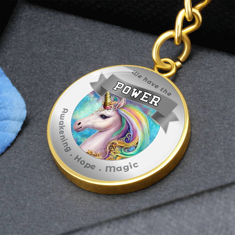 Unicorn Power Animal Affirmation Keychain - More Than CharmsMore Than Charms