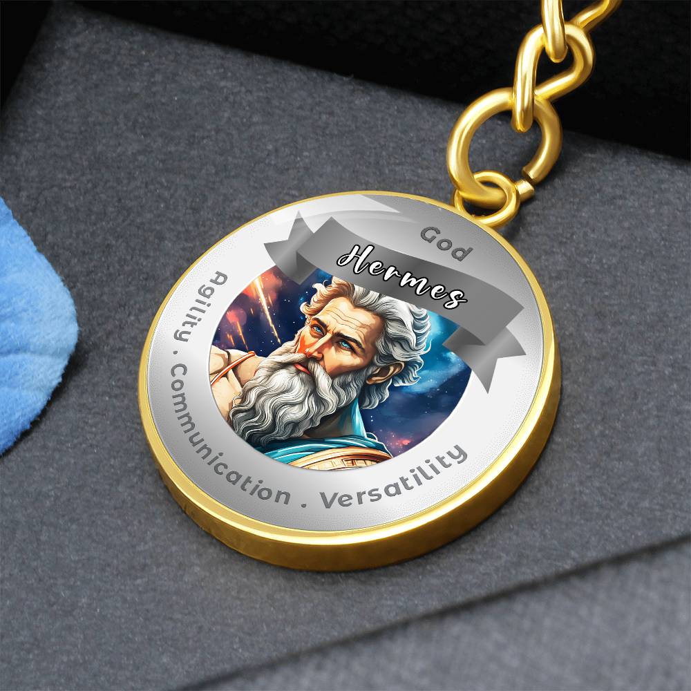 God Hermes - Affirmation Keychain ForAgility Communication Versatility More Than CharmsMore Than Charms