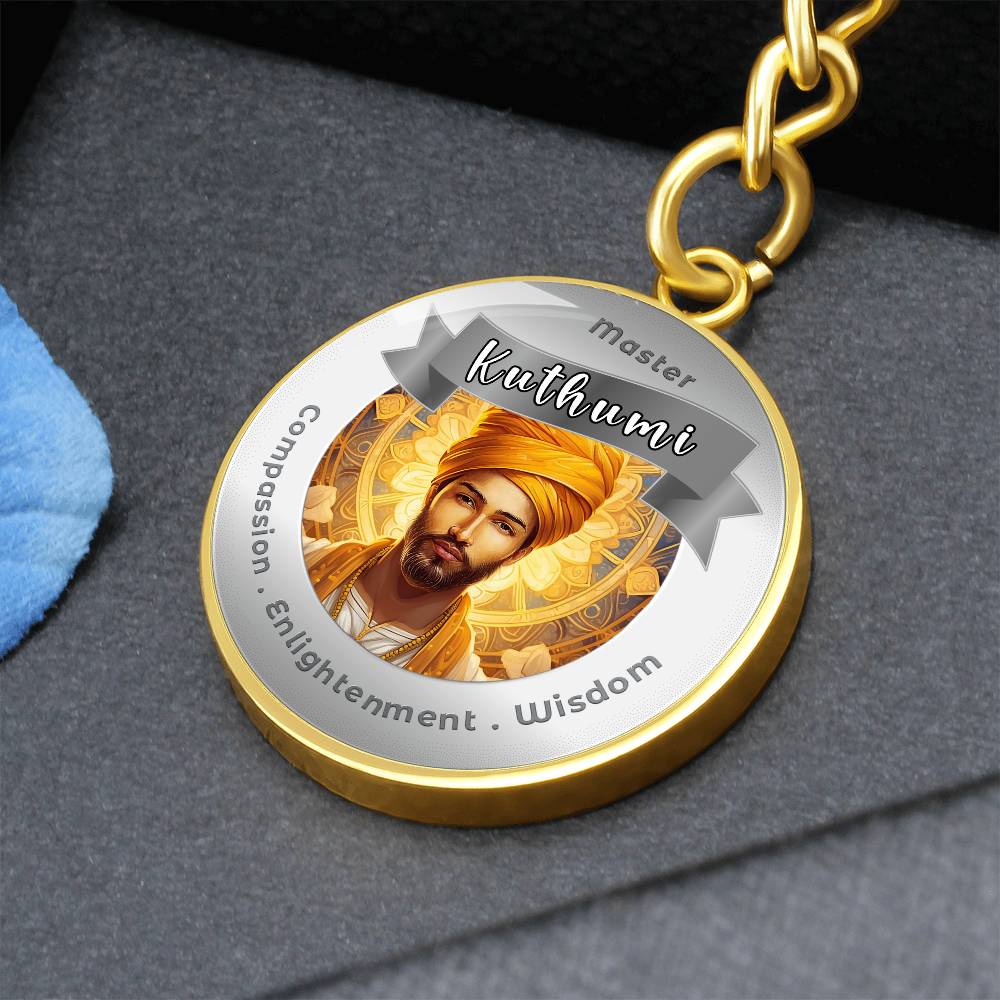 Kuthumi - Affirmation Keychain For Compassion, Enlightenment & Wisdom - More Than CharmsMore Than Charms