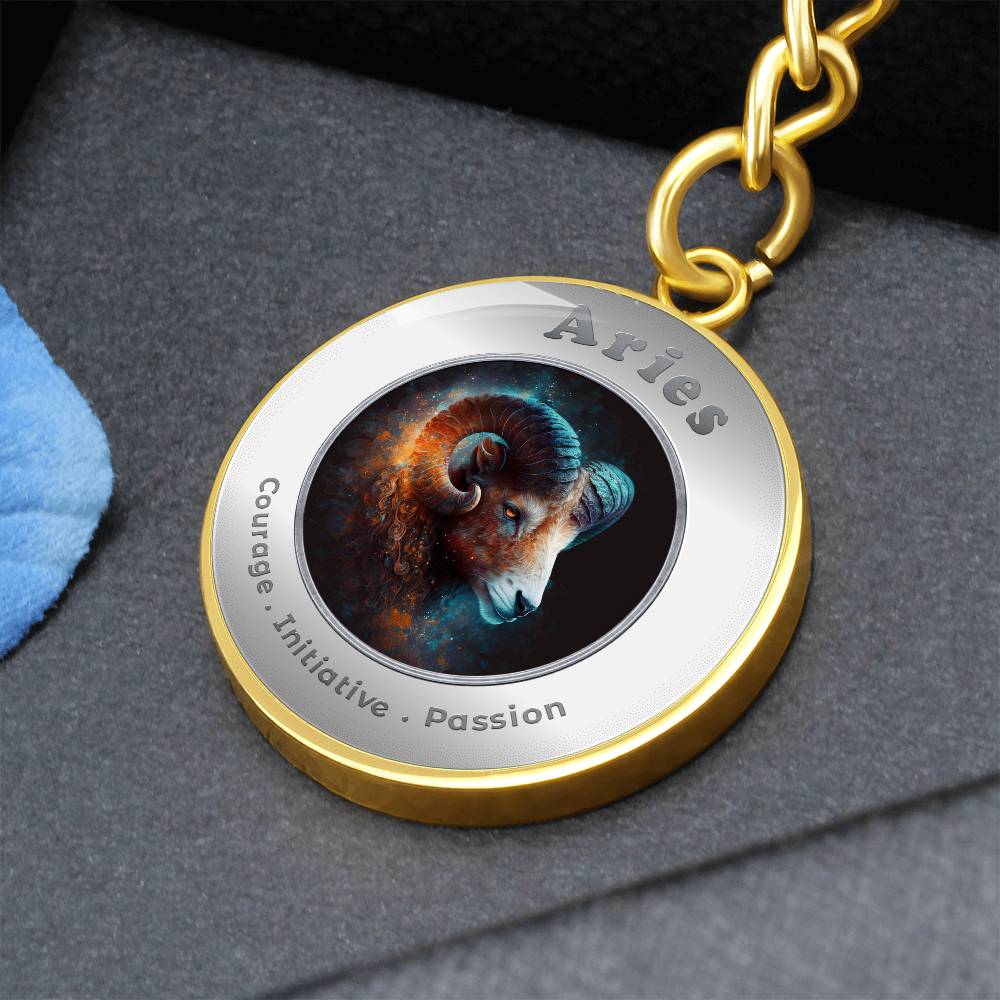 Aries - Affirmation Keychain - More Than CharmsMore Than Charms