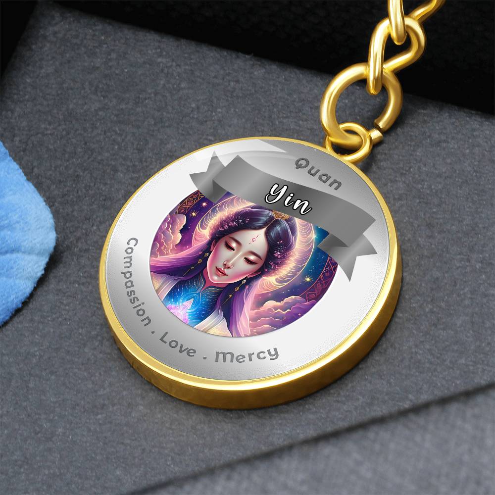 Quan Yin - Affirmation Pendant for Compassion Love Mercy- More Than CharmsMore Than Charms