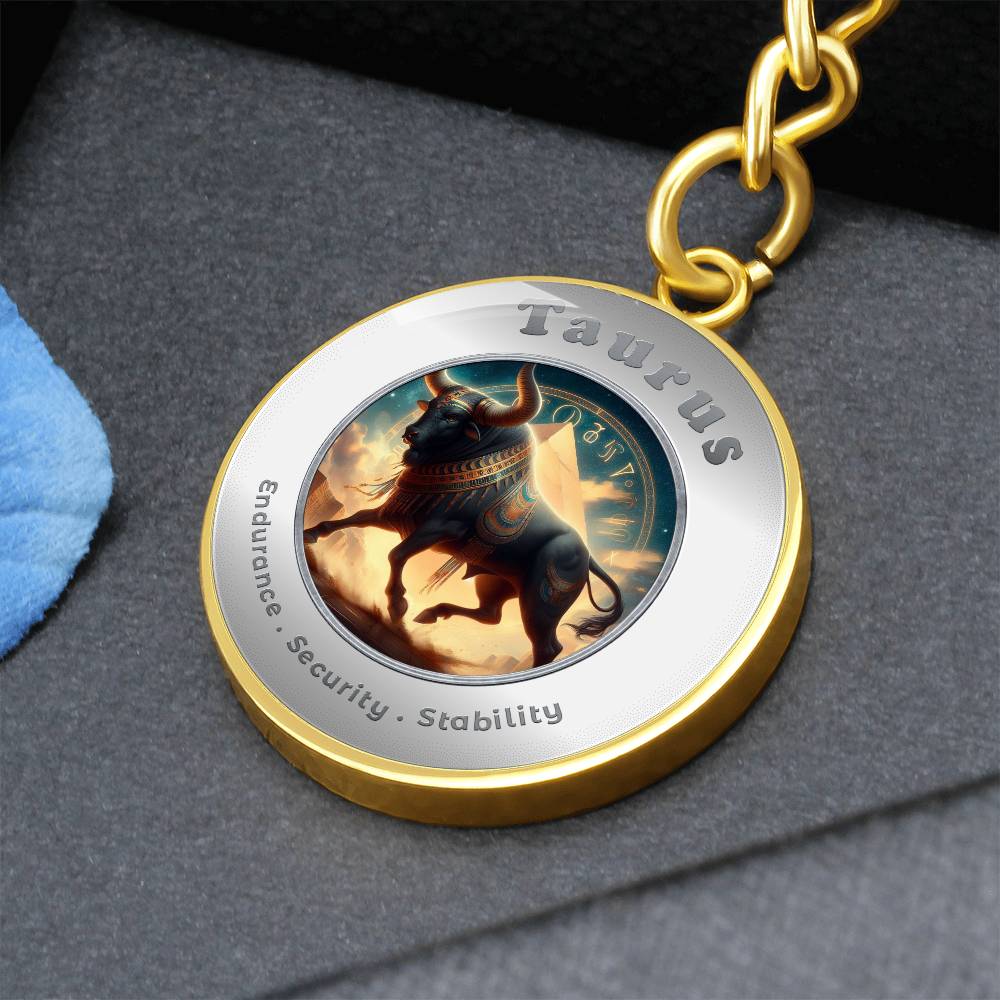 Taurus - Affirmation Keychain - More Than CharmsMore Than Charms