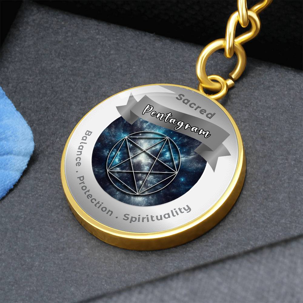 Pentagram - Affirmation Keychain - More Than CharmsMore Than Charms