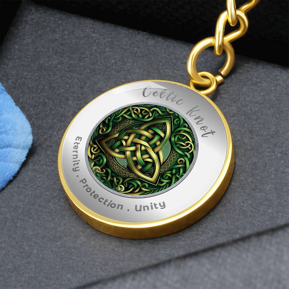Celtic Knot - Affirmation Keychain - More Than CharmsMore Than Charms
