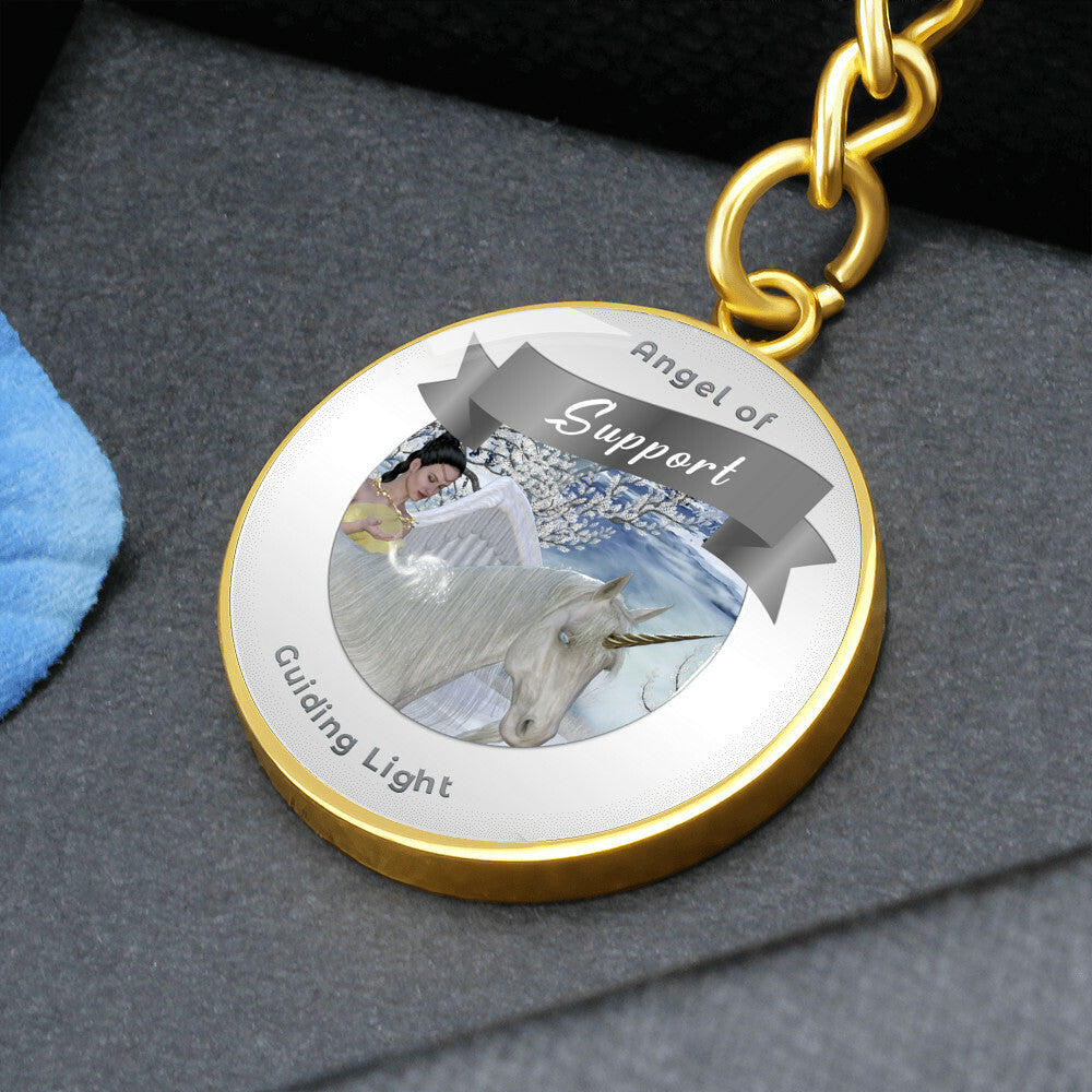 Support - Guardian Angel Affirmation Keychain - More Than CharmsMore Than Charms