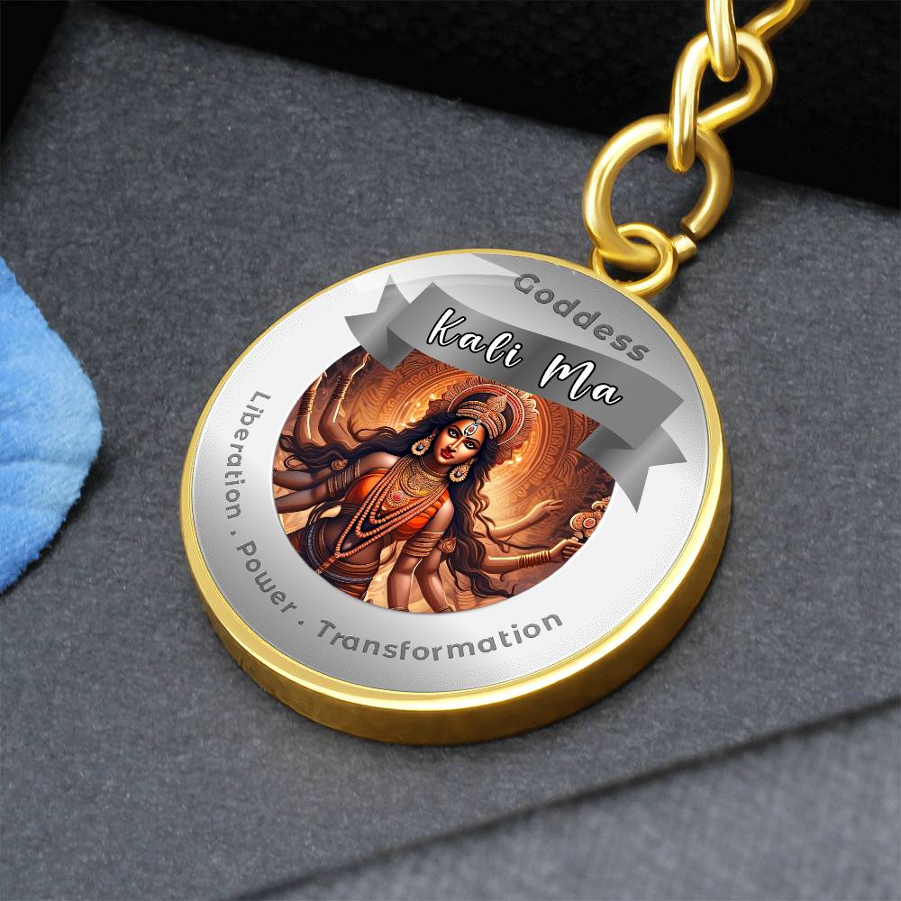 Goddess Kali - Affirmation Keychain For Liberation Power Transformation- More Than CharmsMore Than Charms