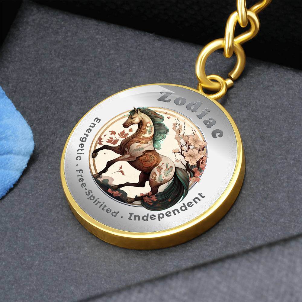 Horse - Chinese Zodiac - Affirmation Keychain - More Than CharmsMore Than Charms