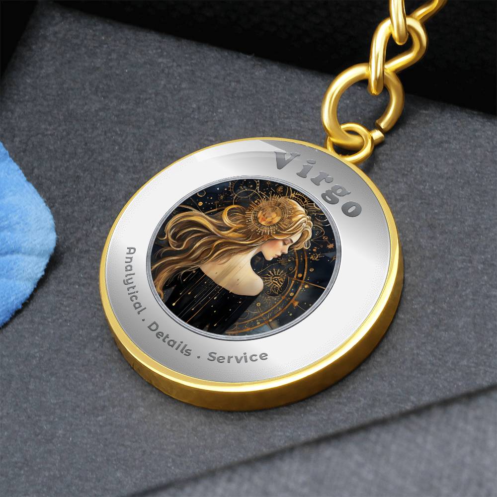 Virgo - Affirmation Keychain - More Than CharmsMore Than Charms