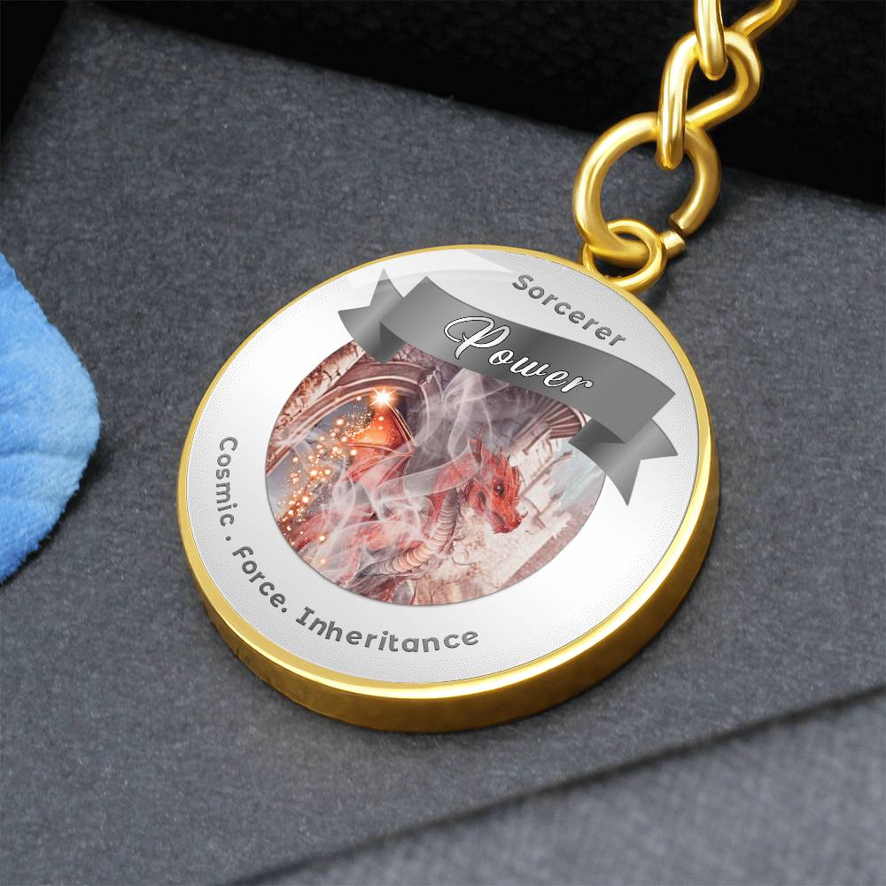 Sorcerer 2- RPG Fantasy Affirmation Keychain - More Than CharmsMore Than Charms