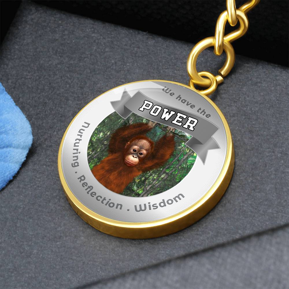Orangutan - Power Animal Affirmation Keychain - More Than CharmsMore Than Charms