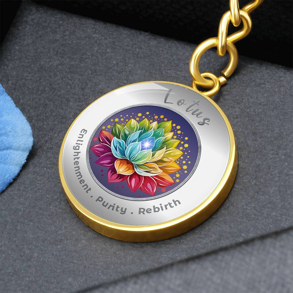 Lotus - Affirmation Keychain - More Than CharmsMore Than Charms
