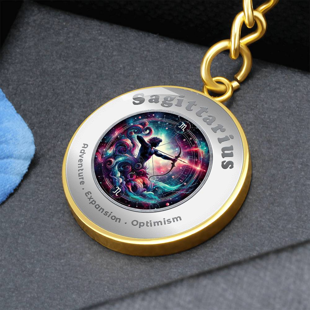 Sagittarius - Affirmation Keychain - More Than CharmsMore Than Charms