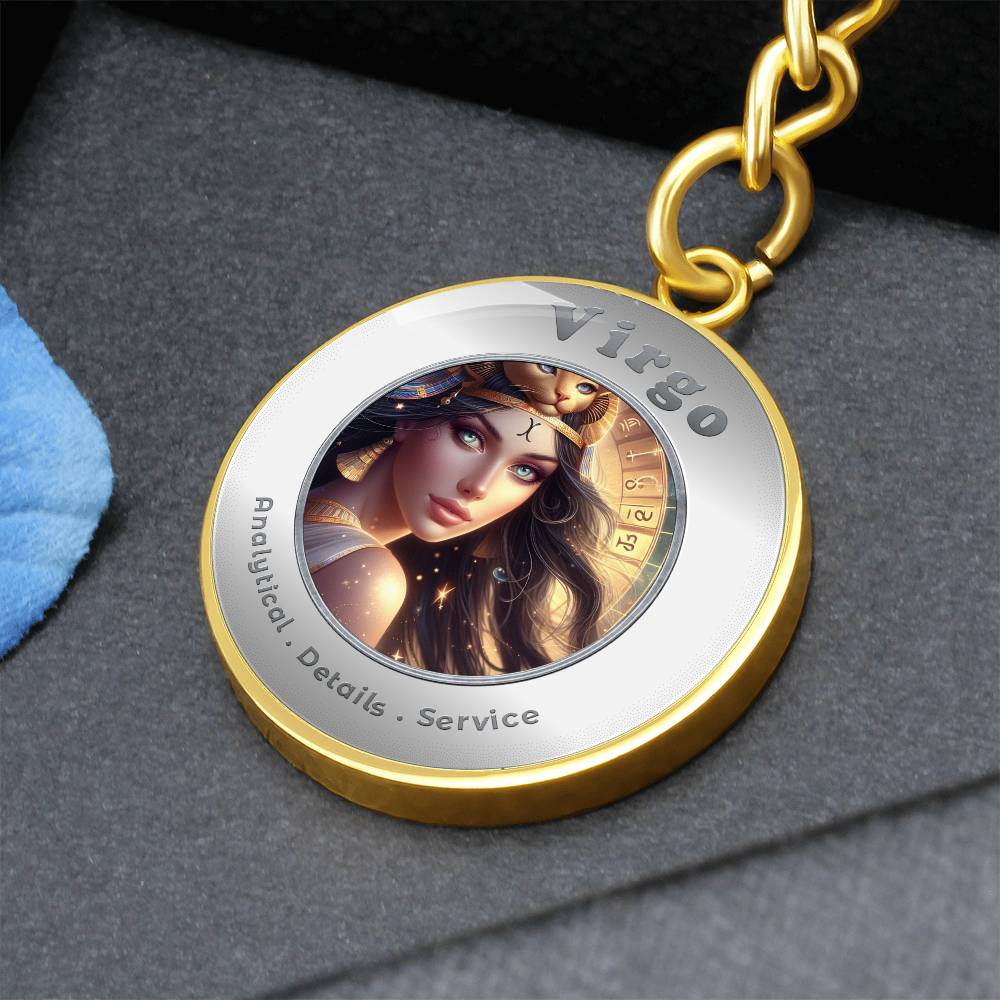 Virgo - Affirmation Keychain - More Than CharmsMore Than Charms