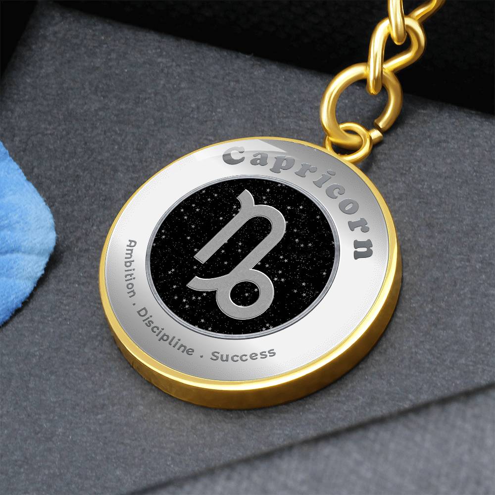 Capricorn - Affirmation Keychain - More Than CharmsMore Than Charms