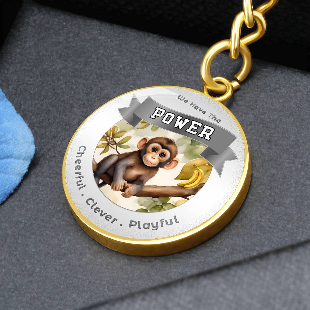 Monkey - Power Animal Affirmation Keychain - More Than CharmsMore Than Charms