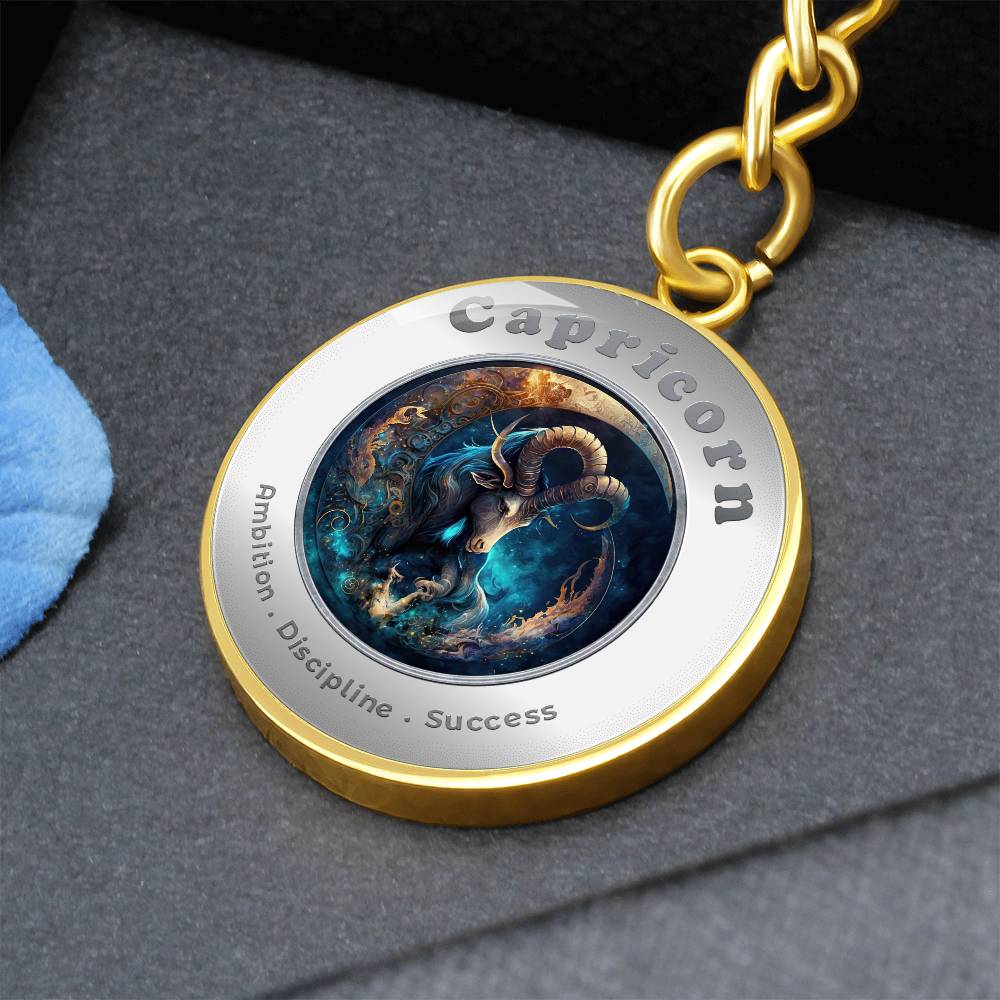 Capricorn - Affirmation Keychain - More Than CharmsMore Than Charms
