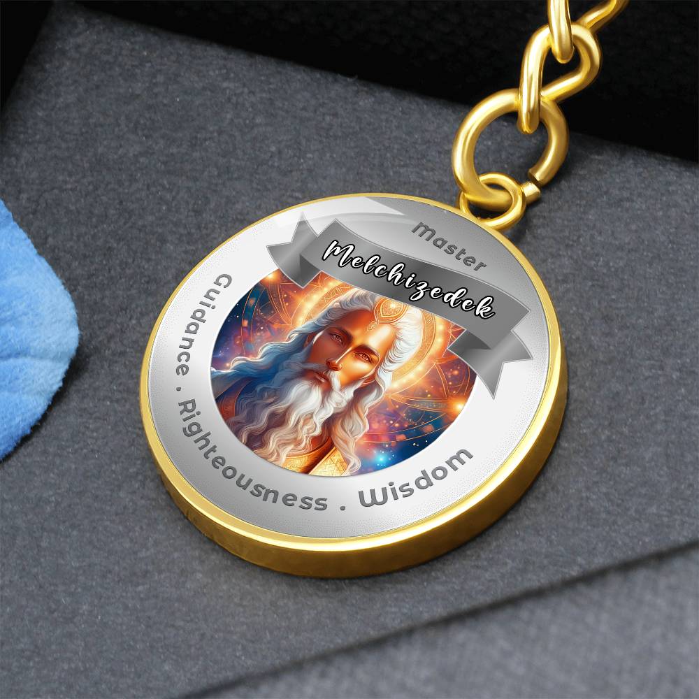 Melchizedek - Affirmation Keychain For Guidance, Righteousness & Wisdom - More Than CharmsMore Than Charms
