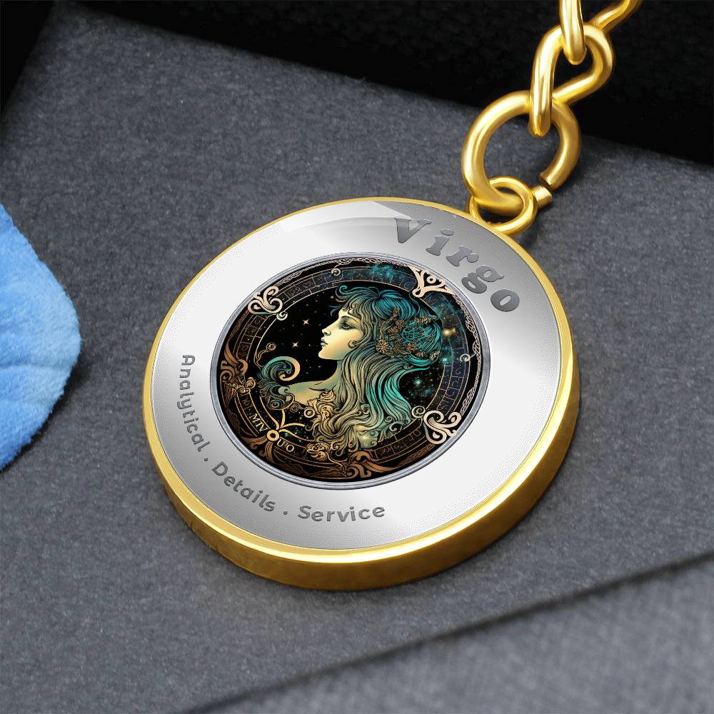 Virgo - Affirmation Keychain - More Than CharmsMore Than Charms