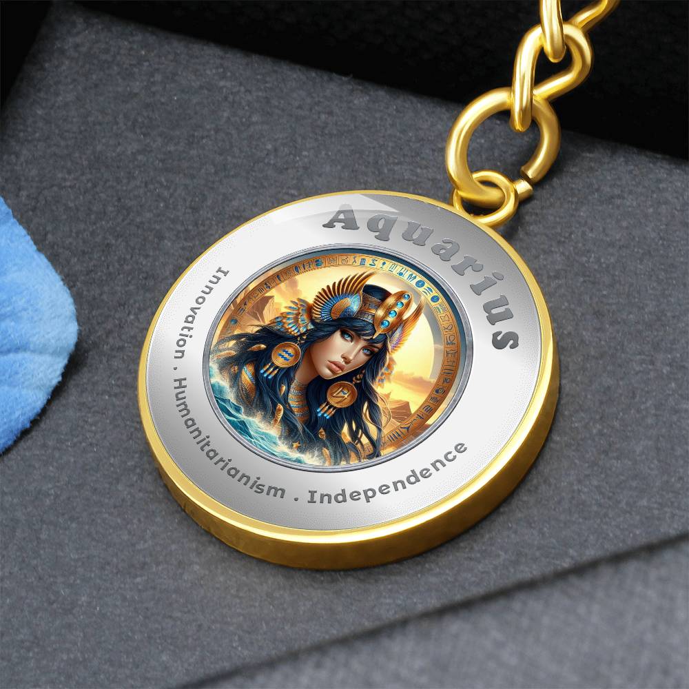 Aquarius - Affirmation Keychain - More Than CharmsMore Than Charms