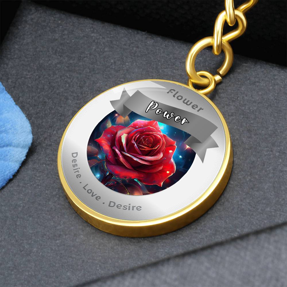 Rose - Affirmation Keychain - More Than CharmsMore Than Charms