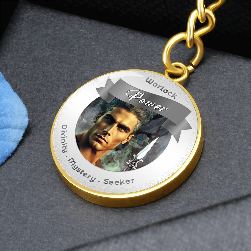 Warlock - RPG Fantasy Affirmation Keychain - More Than CharmsMore Than Charms