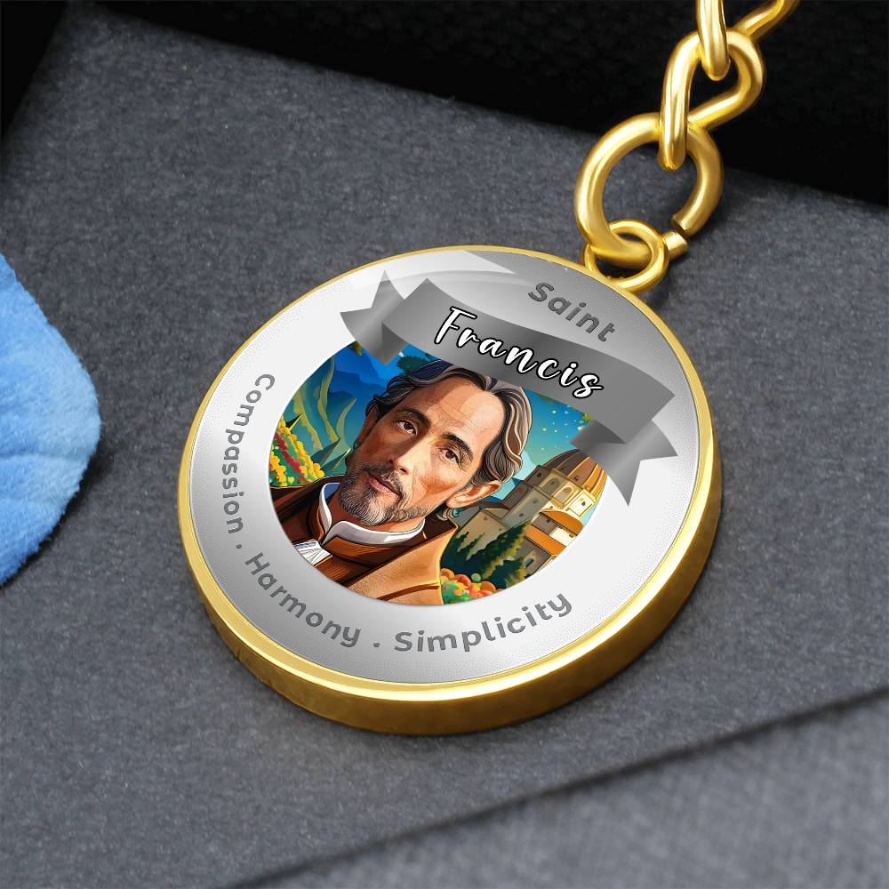 Saint Francisis - Affirmation Keychain - More Than CharmsMore Than Charms
