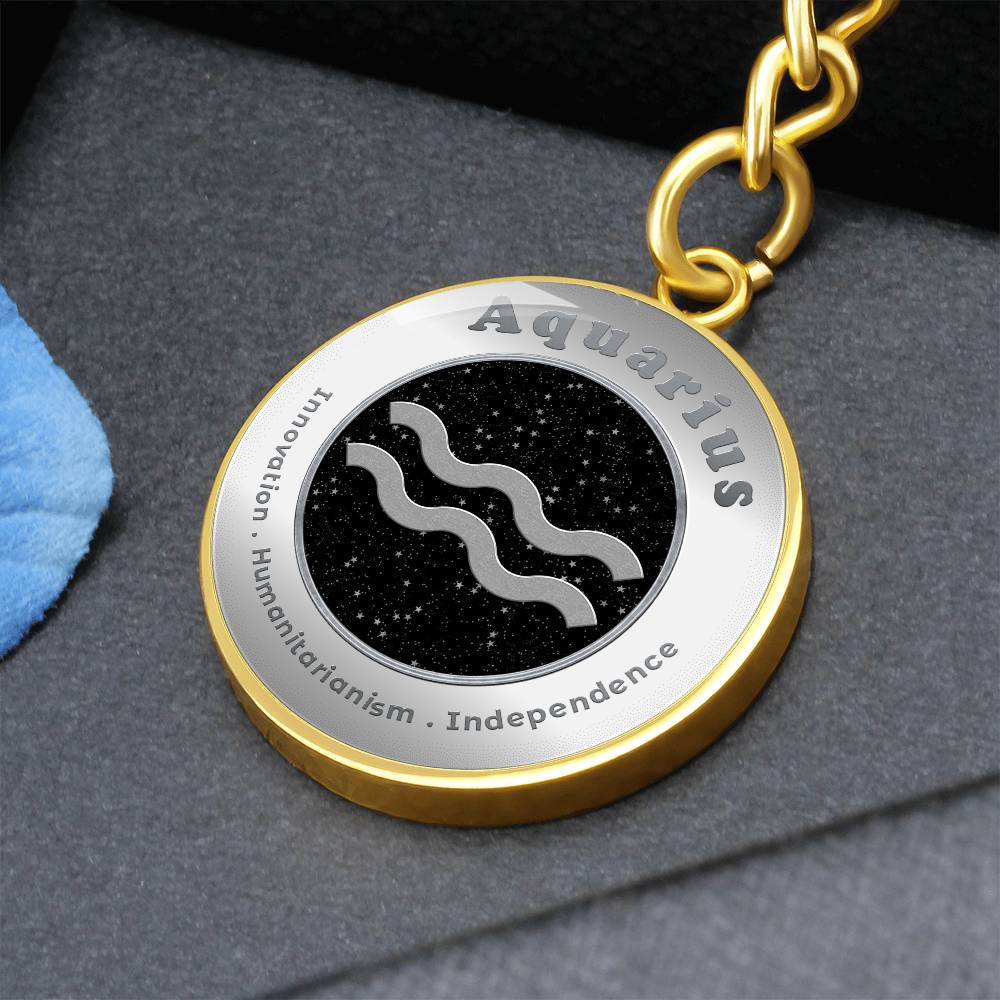 Aquarius - Affirmation Keychain - More Than CharmsMore Than Charms