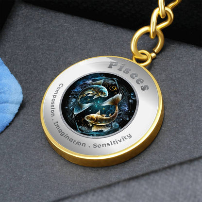 Pisces - Affirmation Keychain - More Than CharmsMore Than Charms